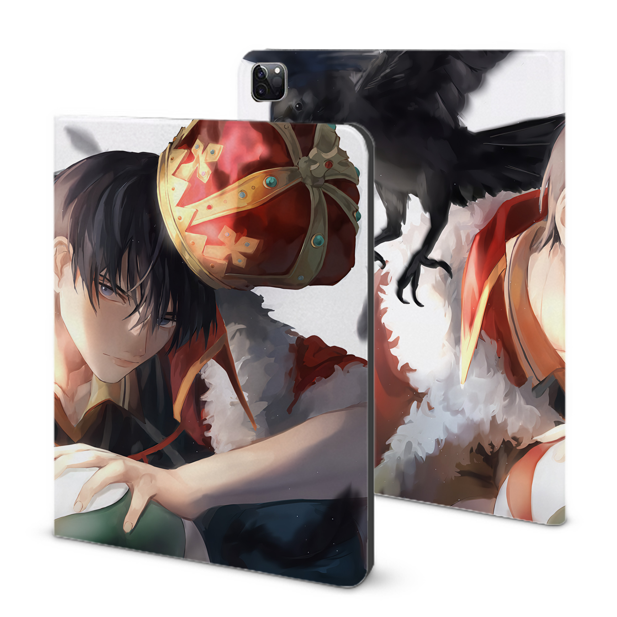 （画像用） ハイキュー!! Haikyu!! IPad ケース ブック型 PUレザー TPU 耐衝撃 軽量 薄型 ペン収納なし 全面保護 IPad 各モデル対応
